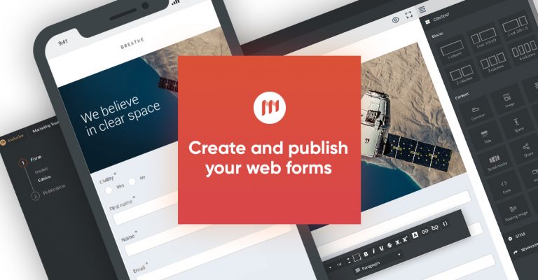 Create and publish your web forms easily with Mailify