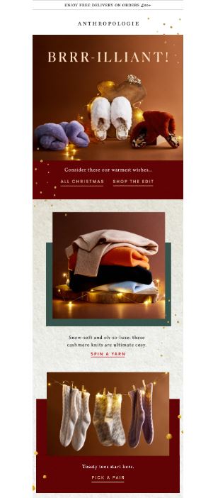 Gift Ideas Newsletter for Christmas
