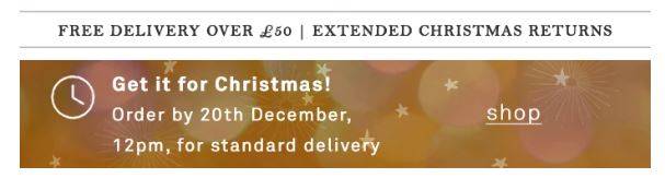 Christmas newsletetr delivery guarantee