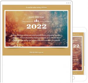 New Year's Eve newsletter template