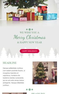 modelo de newsletter para o Natal
